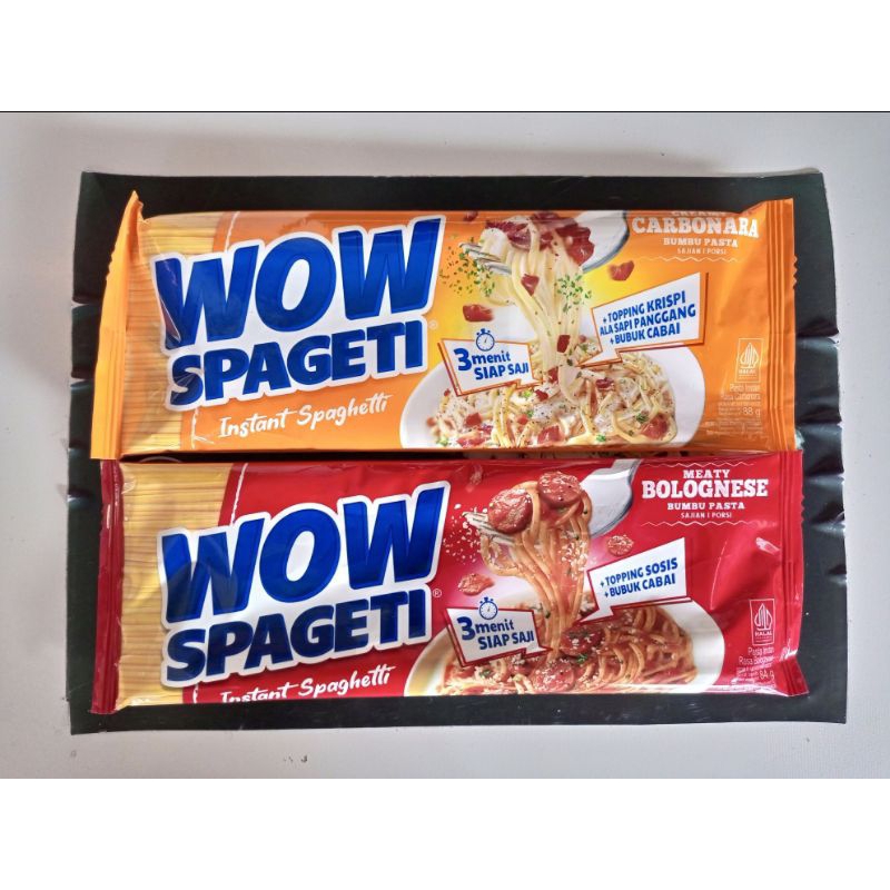 

WOW SPAGHETTI BOLOGNESE DAN CARBONARA