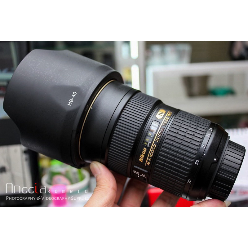 Lensa Nikon 24 70mm f2.8 G NANO Mulus
