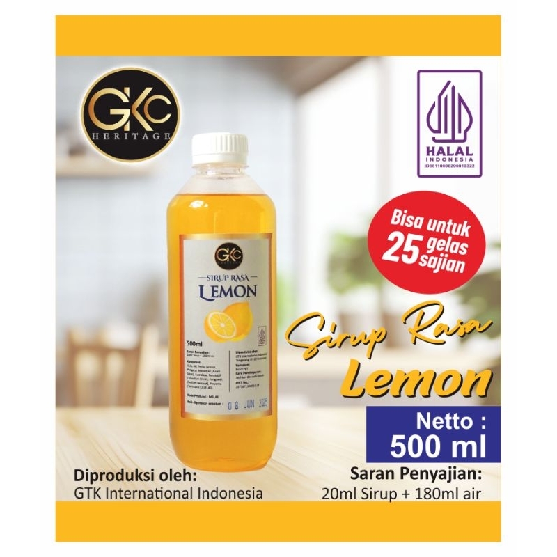 

sirup GKC rasa lemon