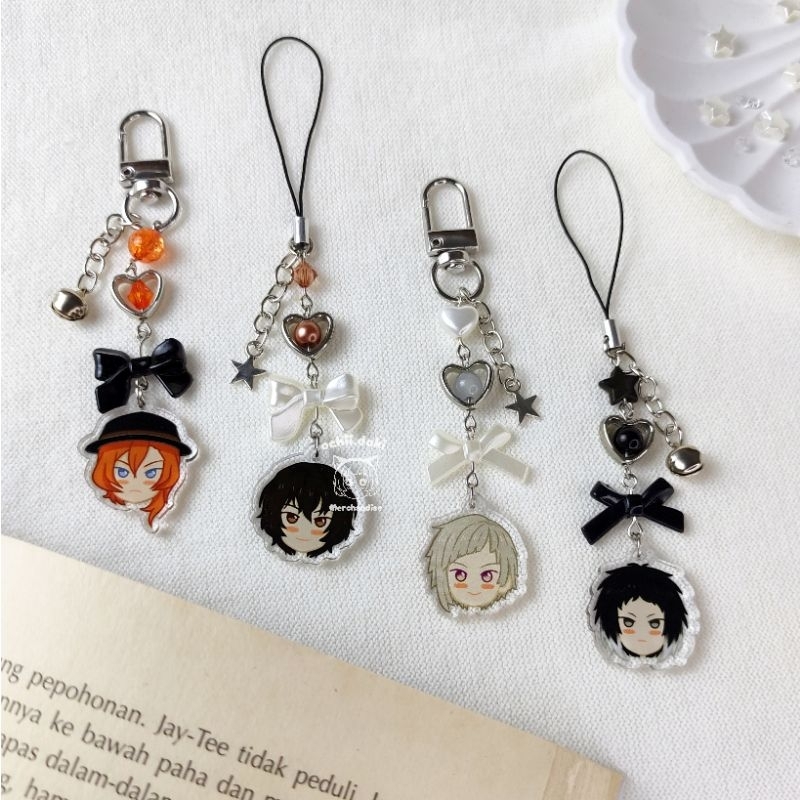 BUNGOU STRAY DOGS Phone strap Keychain anime