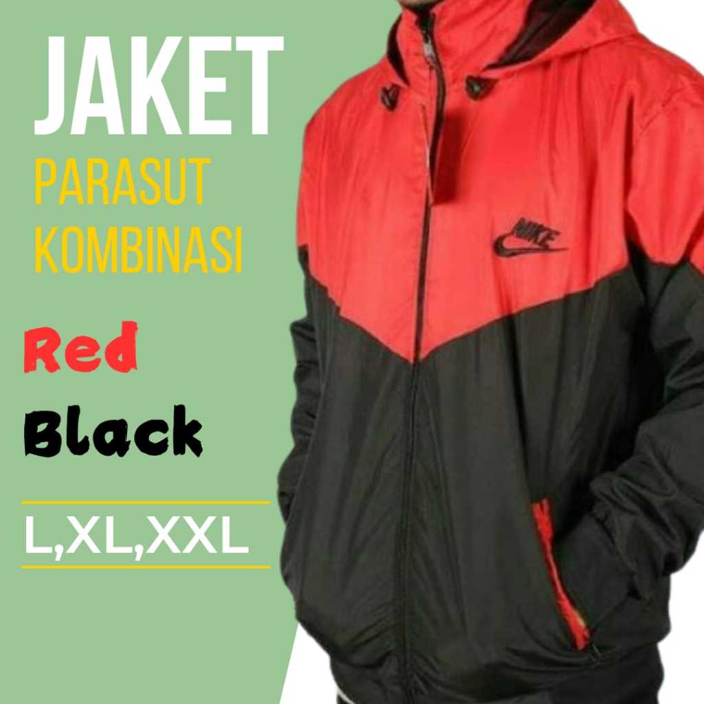 JAKET OLAHRAGA KOMBINASI NYAMAN&RINGAN PRIAWANITA sIze L.XL.XXL