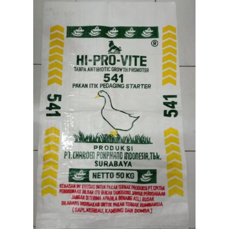 Hi Pro Vite 541 Pakan Itik Pedaging Starter Pur bebek entok