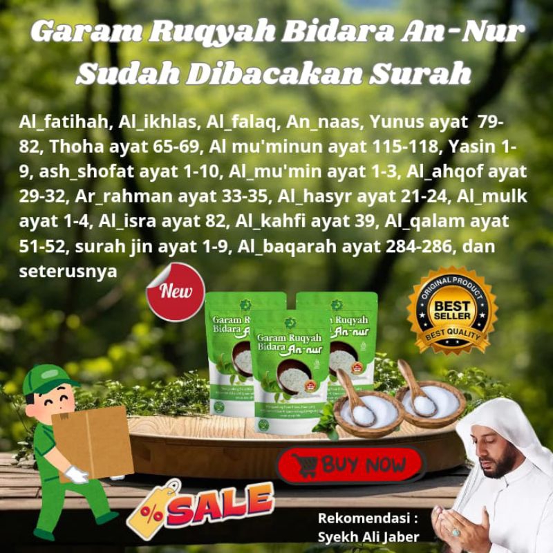 

Garam ruqiyah Annur Penangkal kebangkrutan usaha 500gr