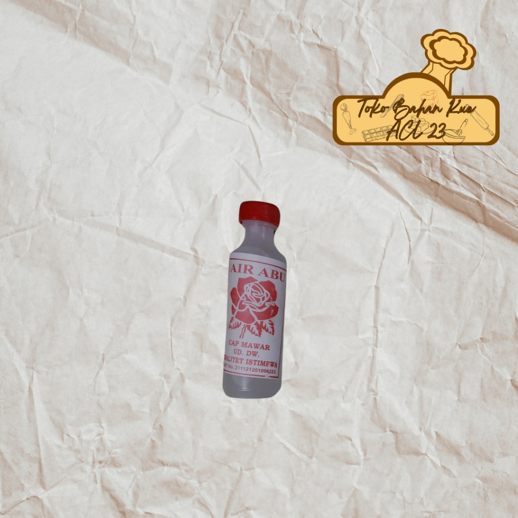 

Air Abu/Air Alkali/Garam Alkali/Iye Water Cap Mawar