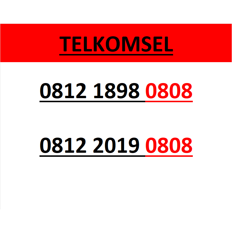 Nomor cantik telkomsel simpati seri abab 0808 murah lengkap w1200