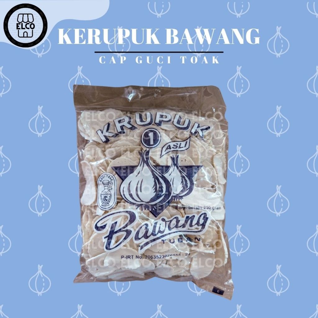 

Kerupuk Bawang Cap Guci Toak