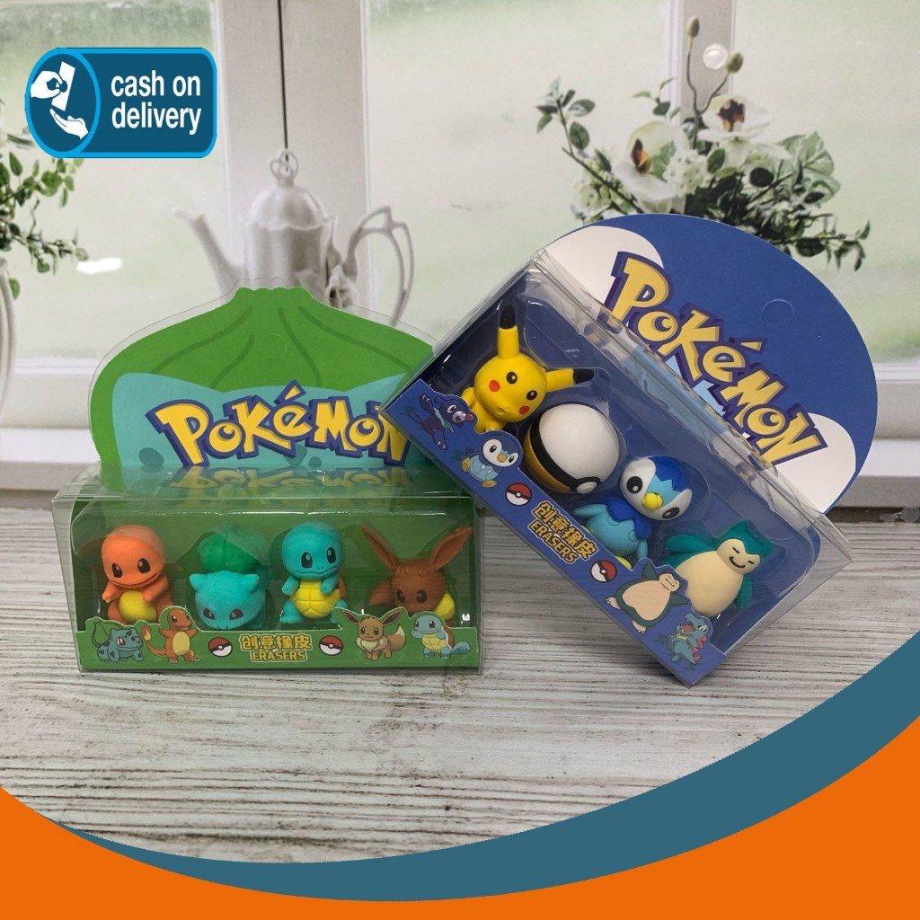 

PENGHAPUS MINIATUR POKEMON 1 SET ISI 4 PCS V2 ER-1326 ERASER HAPUSAN KARET SETIP STIP LUCU ANAK ALAT TULIS KANTOR SEKOLAH MURAH TERMURAH COD