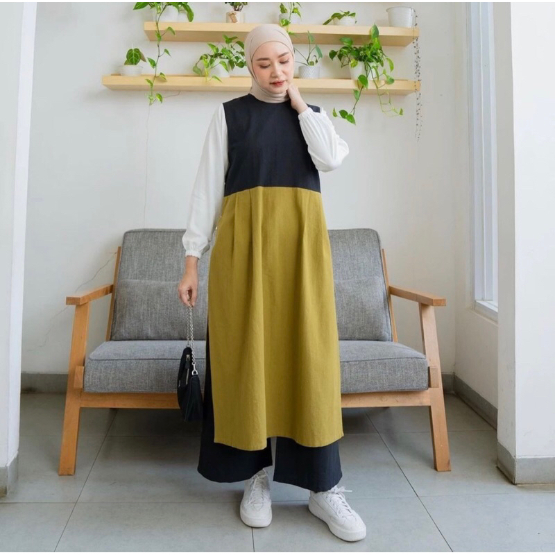 AISHA STUDIO - SOKA TWOTONE SET