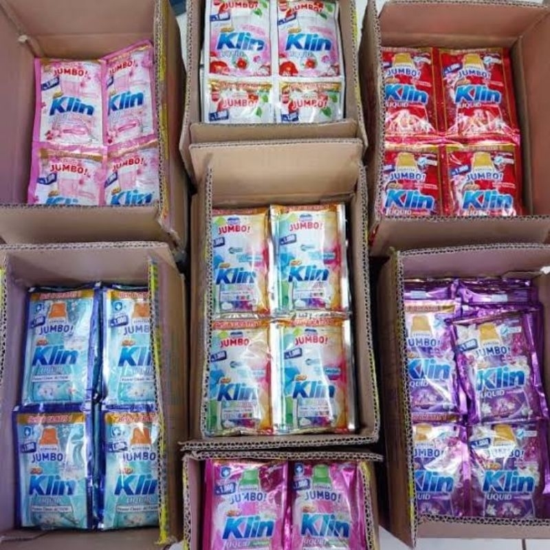 Soklin Deterjen Cair 1000 an Jumbo Sachet Renceng PROMO MURAH/Soklin Liquid Renceng Sachet 1000 an J