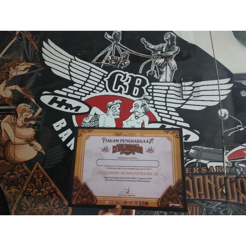 piagam aniversary cb banjarnegara 7