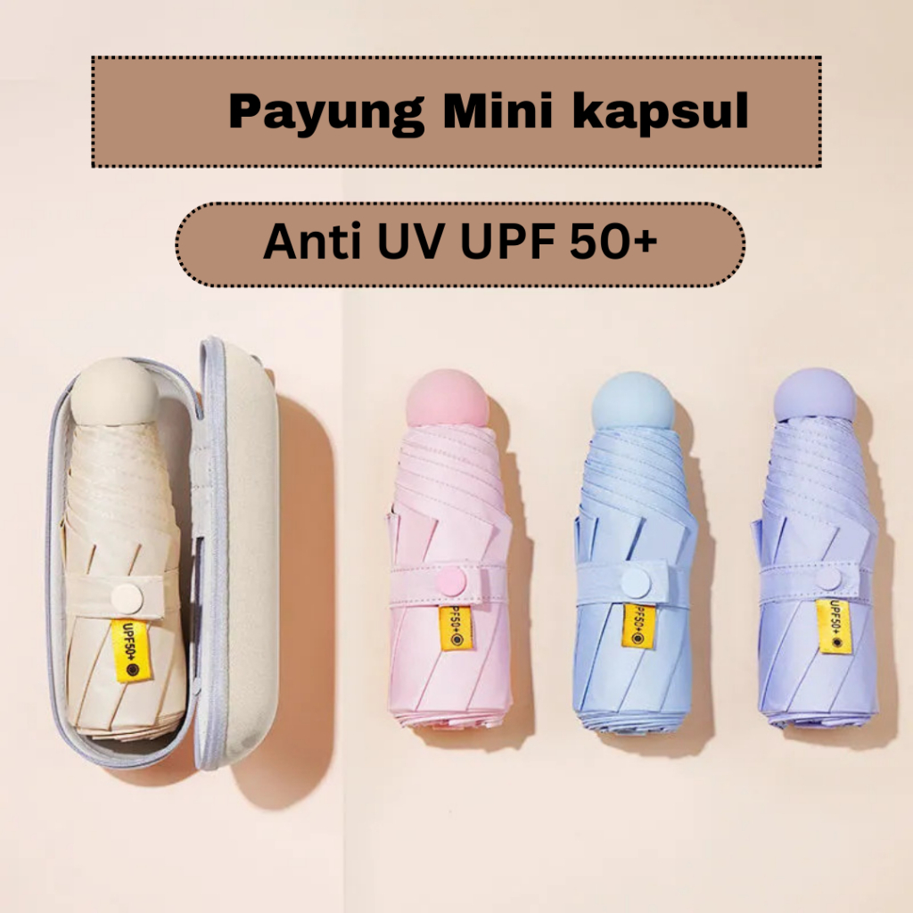 Colfi Payung Lipat ANTI UV Premium Payung Lipat Anti UV Umbrella Panjang Dewasa Payung Lipat Kuat Da