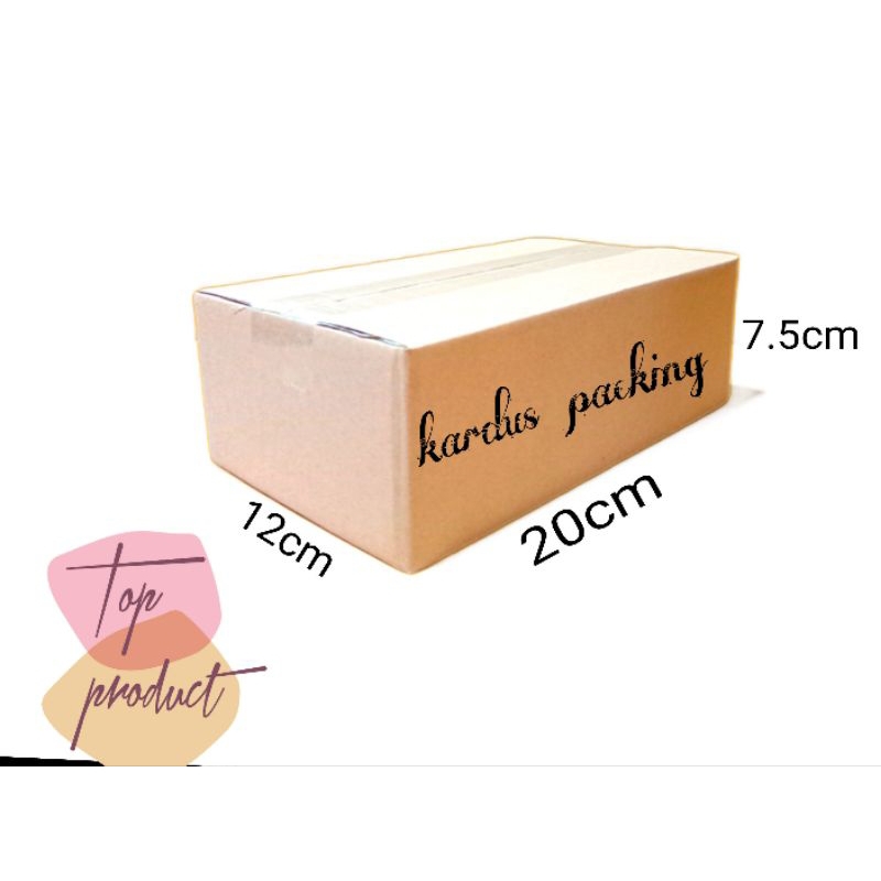 

kardus polos 20x12x7.5 kardus packing kardus kecil