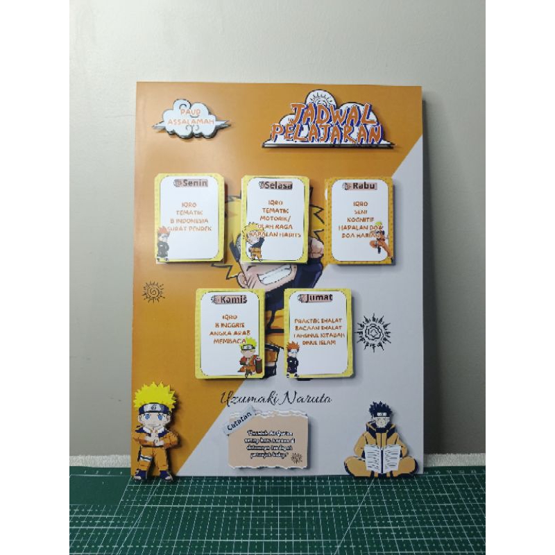 

Jadwal pelajaran 3D design naruto