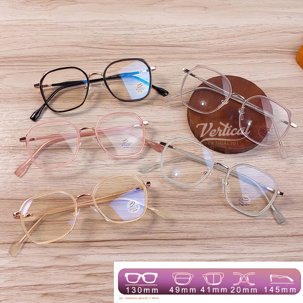 Kacamata Baca Plus Progresif Photochromik Kode 811 Frame Import