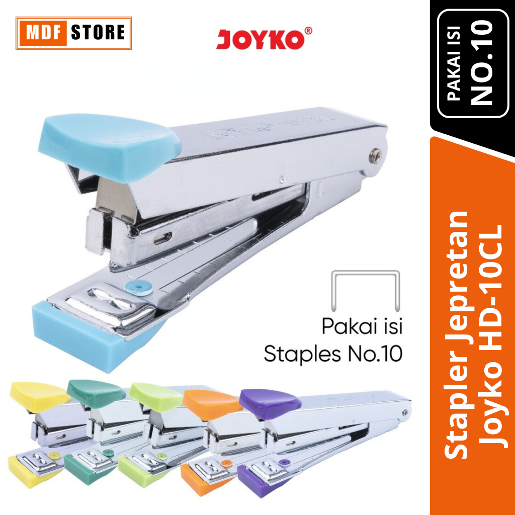 

Stapler Jepretan Joyko Hd 10cl Streples Setrepler Stapler Kantor Joyko