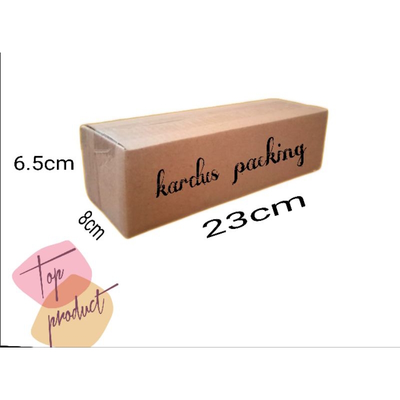

kardus packing UK 23x8x6 Kardus polos kardus kecil