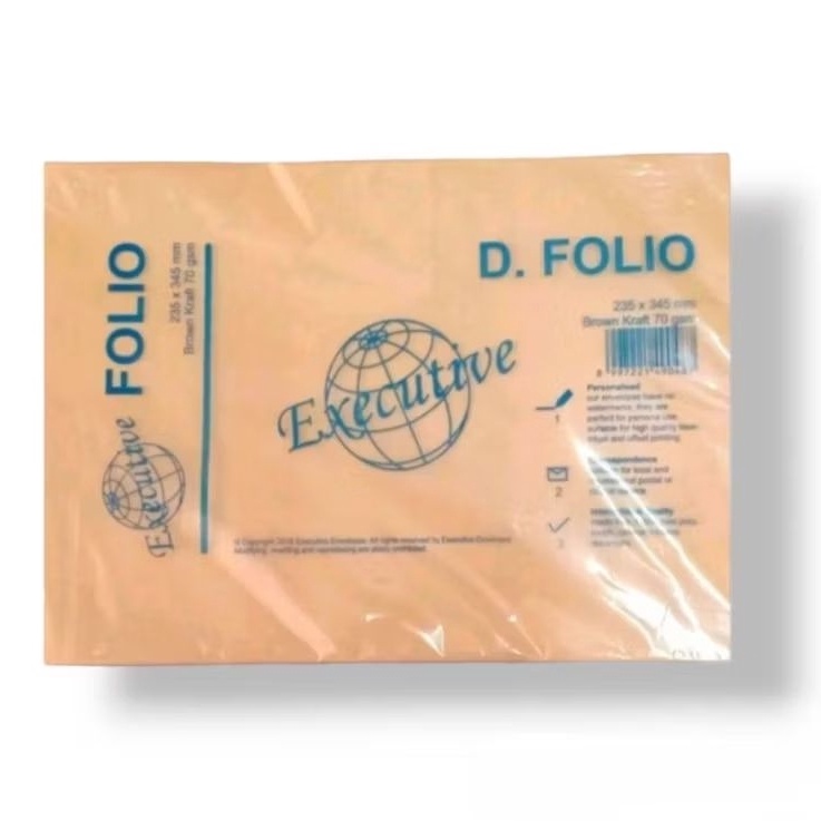 

KODE V94I amplop coklat kraft amplop Folio executive 1 lembar
