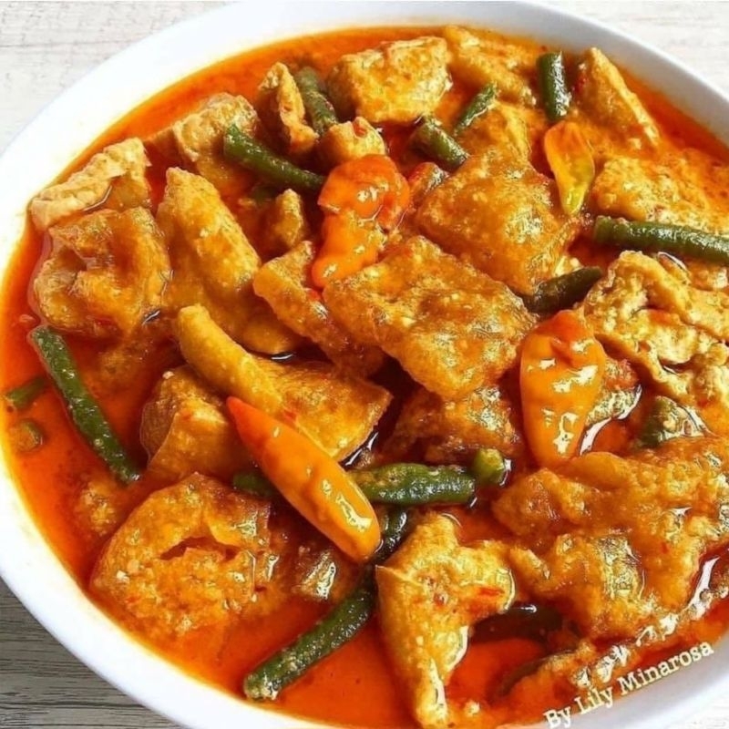 

Sayur Tahu Krecek siap makan