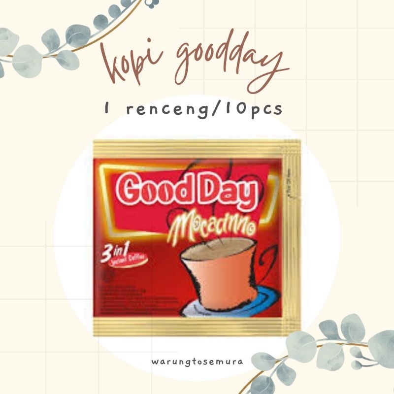 

kopi goodday mocacino merah isi 10pcs (1renceng)