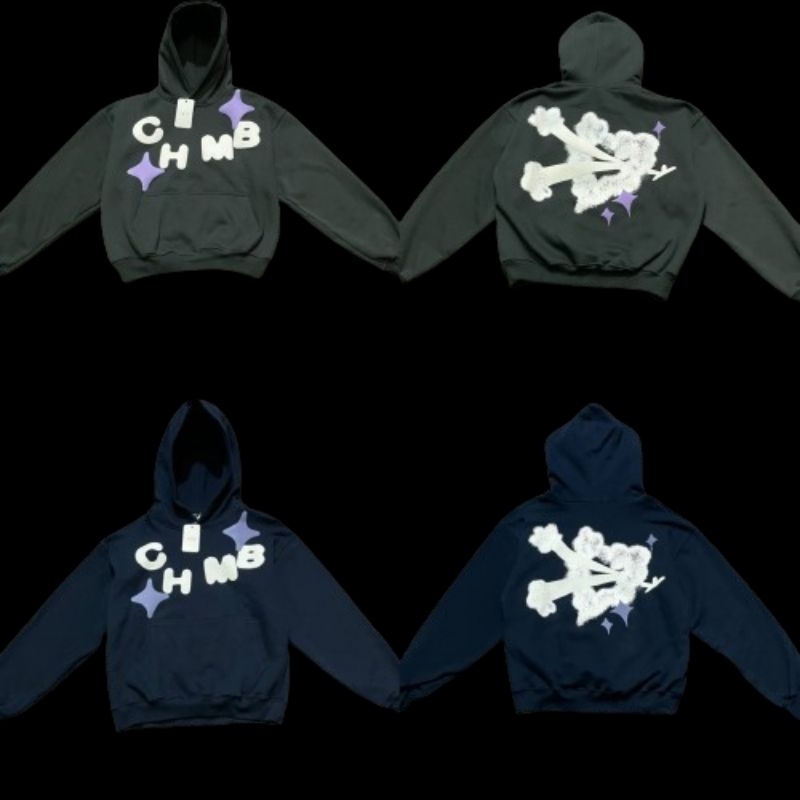 [OROGINAL 100%] CHMB SHOTING LOVE NAVY & GREY & BLESED WHITE & BLACK