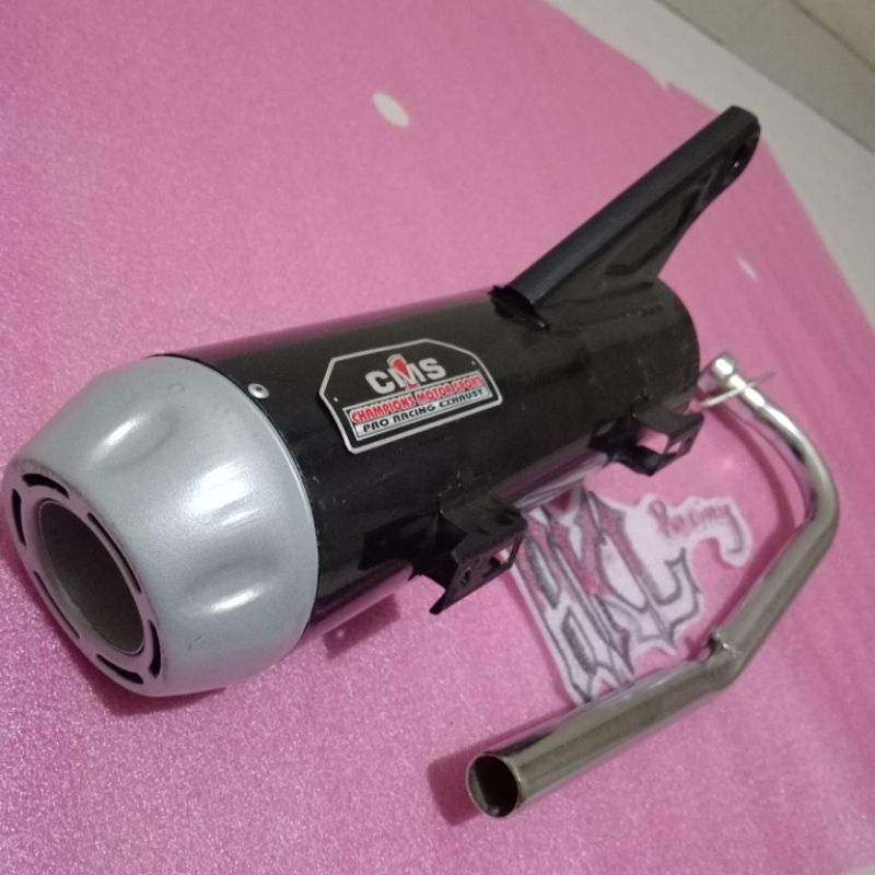 Knalpot CMS Bobokan adem.Mio(Sporty,Smile,Soul karbu,Soul GT,M3,J,GT,Mio s/z),Fino, X-Ride,Gear,xeon