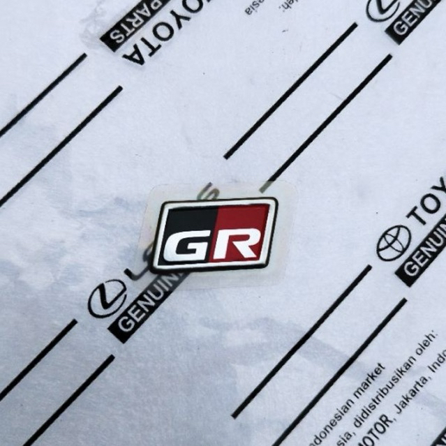Stiker GR Emblem GR Stir Fortuner Rush Raize Original