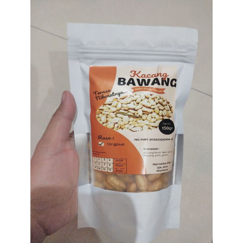 

Kacang Bawang goreng 250gr 25/29 Jumbo