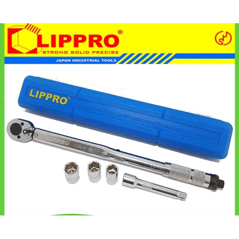 Lippro Kunci Torsi Momen 28 - 210 nm untuk mobil / motor