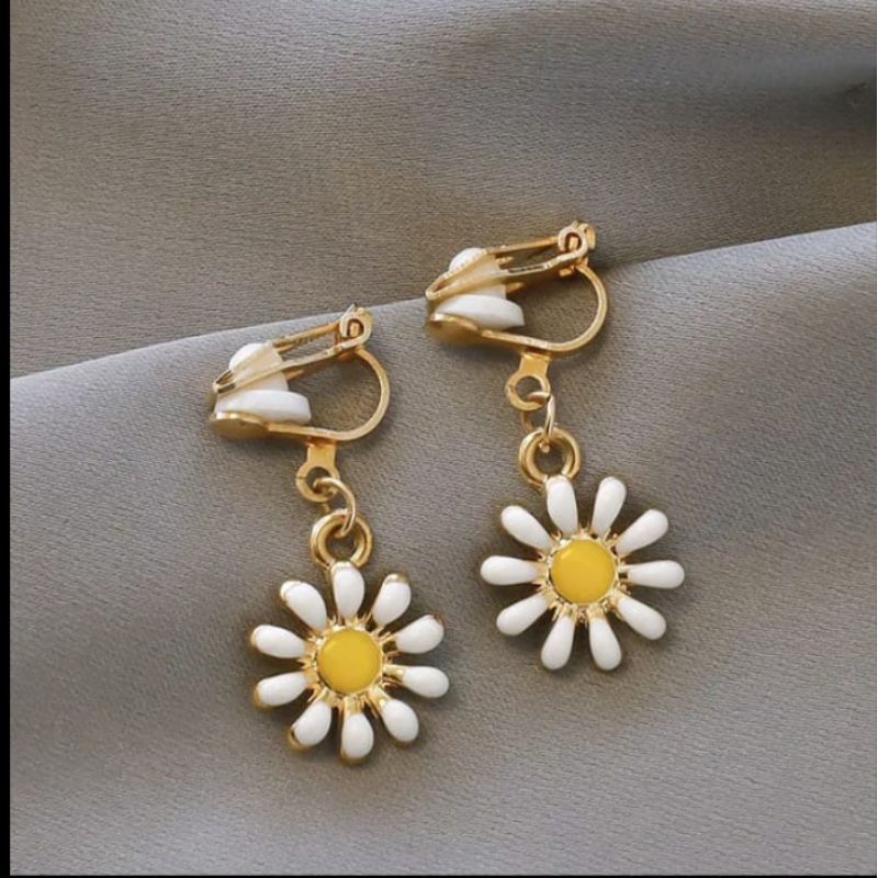 Anting Klip Tanpa Tindik/Anting Jepit/Anting Hijab/Aksesoris Fashion