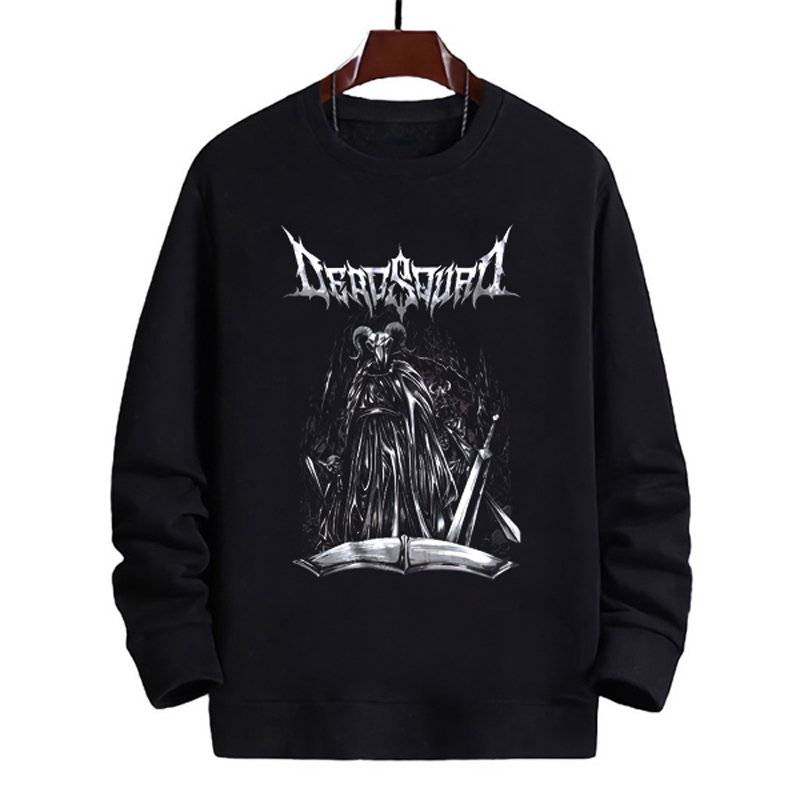 Sweater Deadsquad x FTH - Down With The Faceless Crewneck Bahan Cotton Fleece | M L XL XXL | READY S