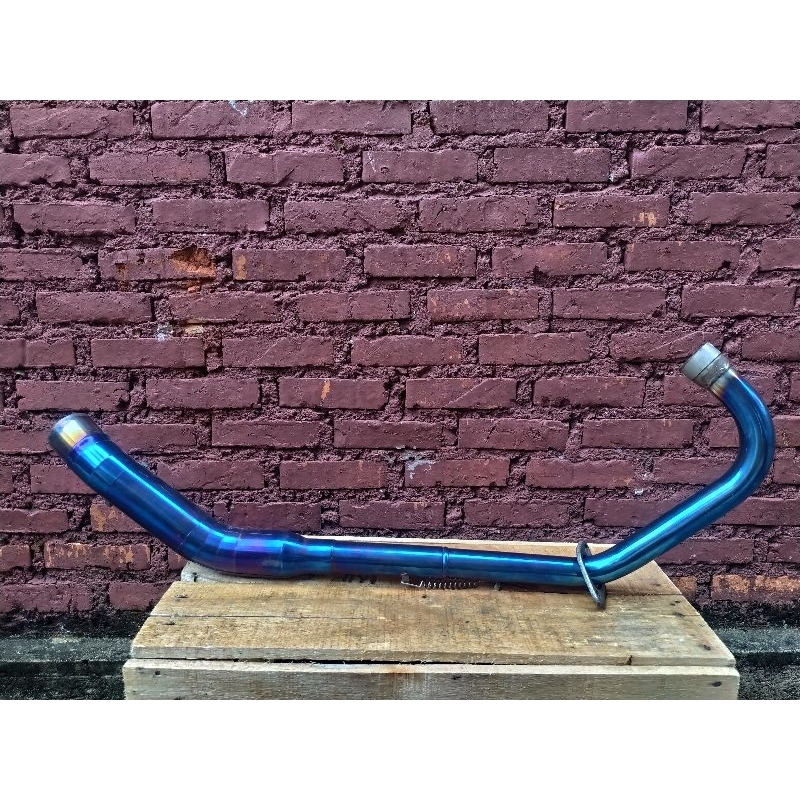 header kenalpot blumoon satria Fu Karbu semi Ceng/pipa Kenalpot Satri fu Karbu