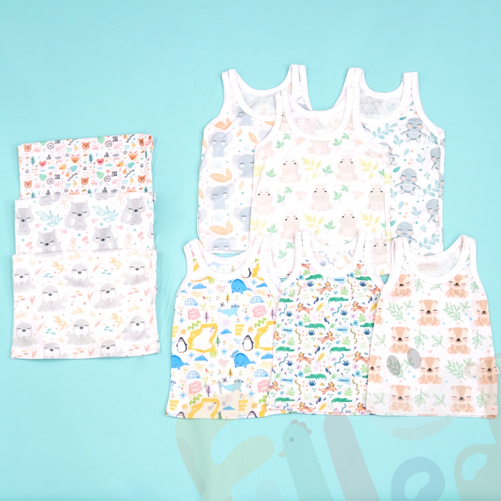 KAOS DALAM BAYI FULLPRINT / SINGLET BAYI FULLPRINT MOTIF KARAKTER