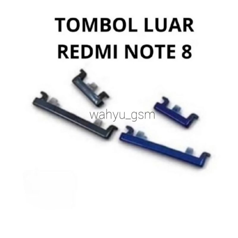 RUBBER ON OFF VOL REDMI NOTE 8 Tombol luar on off vol redmi note 8
