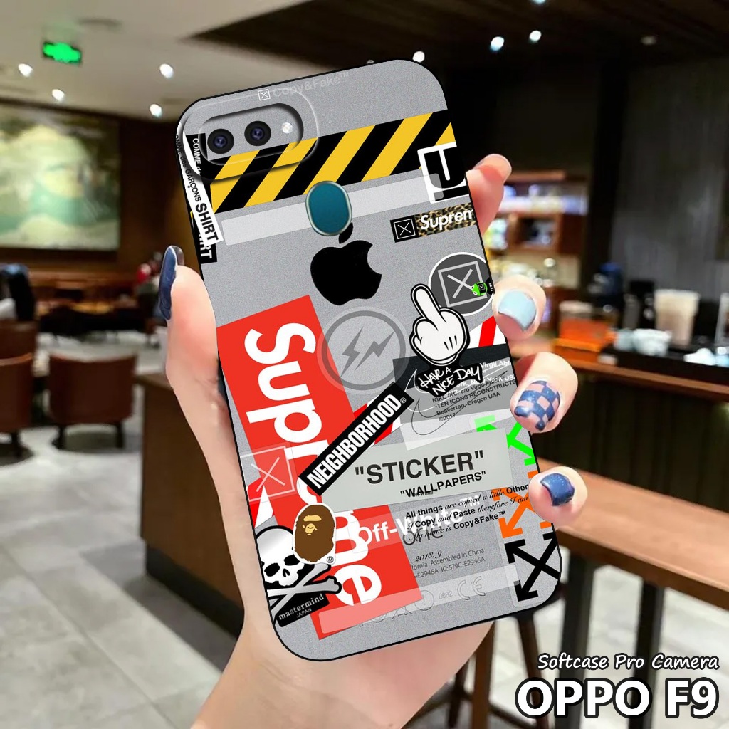 Case Oppo F9 - Casing Hp Oppo F9 ( BA ) - Softcase Pro Camera - Kesing - Silikon - Kondom Hp