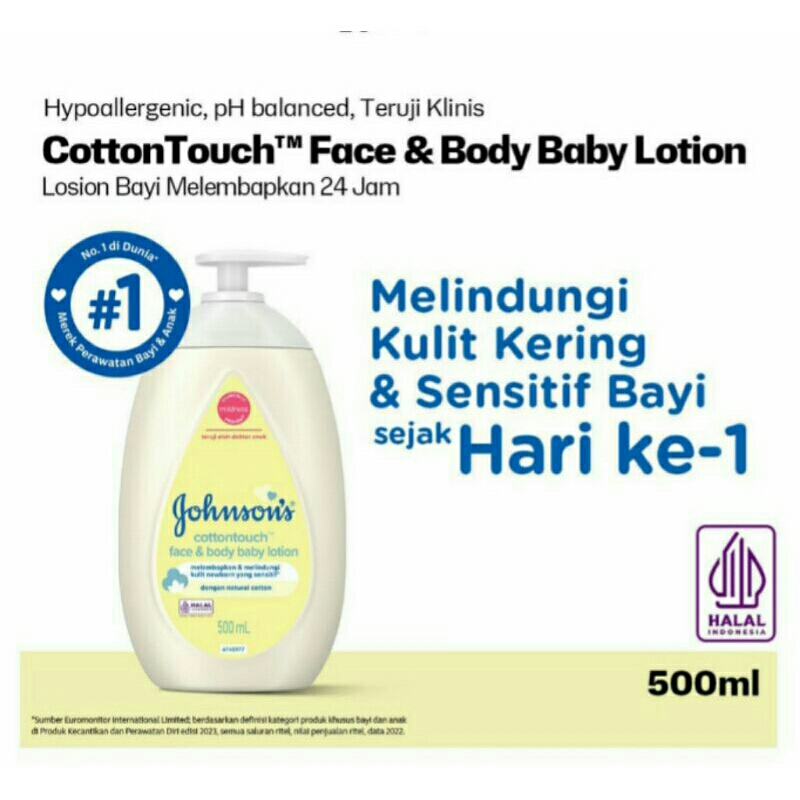 Johnson's Cotton Touch Lotion 500ml