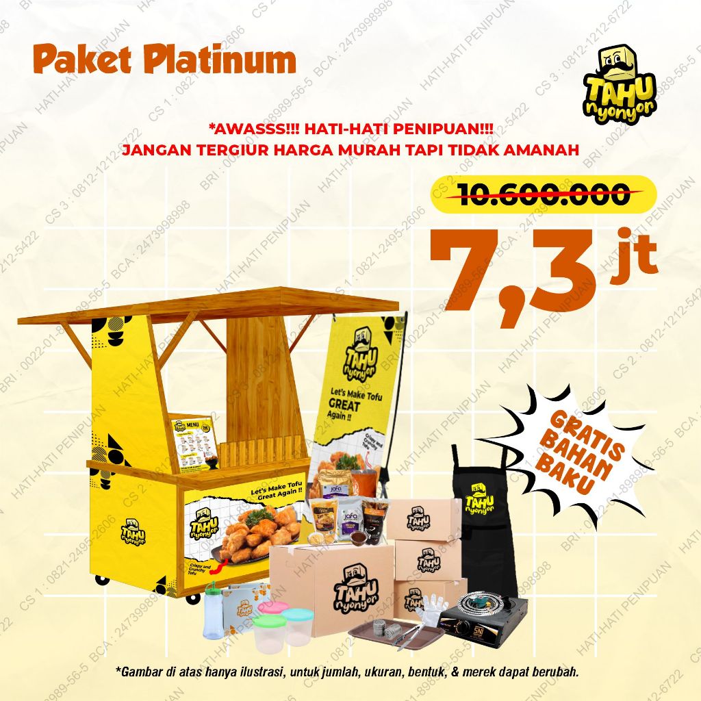 

Peluang Usaha Tahu Kekinian Terlengkap & Termurah - Platinum