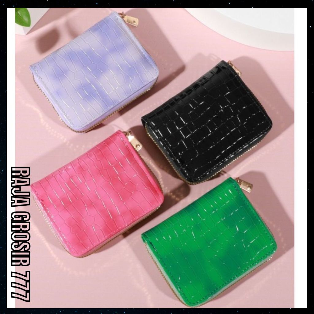 Card Holder Motif Kulit Wanita Card Holder Dompet Kartu Uang DUW 22