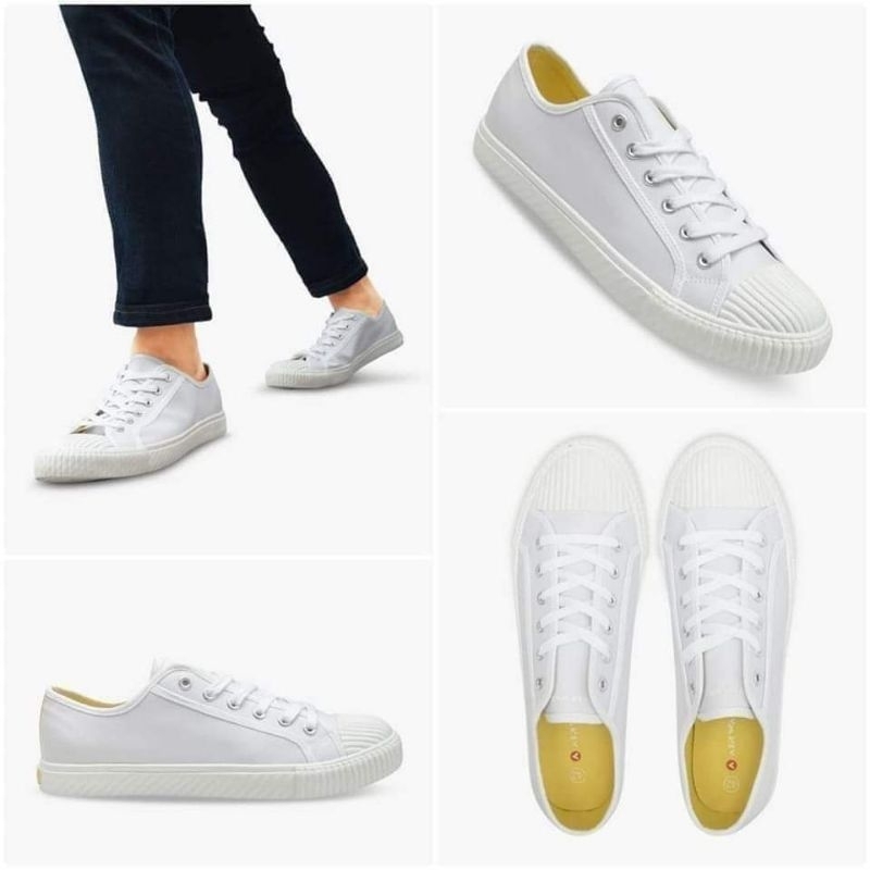 SALEEE 100% Original Sepatu Sneakers Pria Airwalk Mason - Putih Kode Produk: AIW20CM0635W