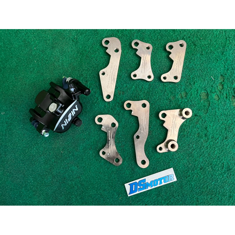 bracket dudukan kaliper ORIGINAL NISSIN SAMURAI 2P 2PISTON JUPITERZ FIZR NOUVO MXKING NMAX JUPITERZ1