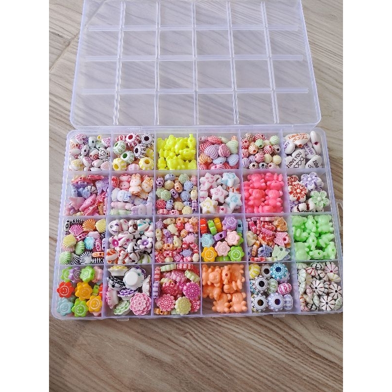 Mote Mote 24 sekat Mote Premium Jepang FREE senar elastis 1roll