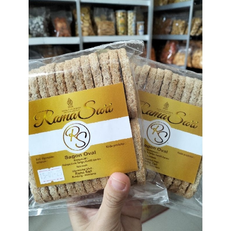 

KUE SAGON KELAPA / KUE SAGON OVAL BAKAR / KUE JADUL SAGON KELAPA