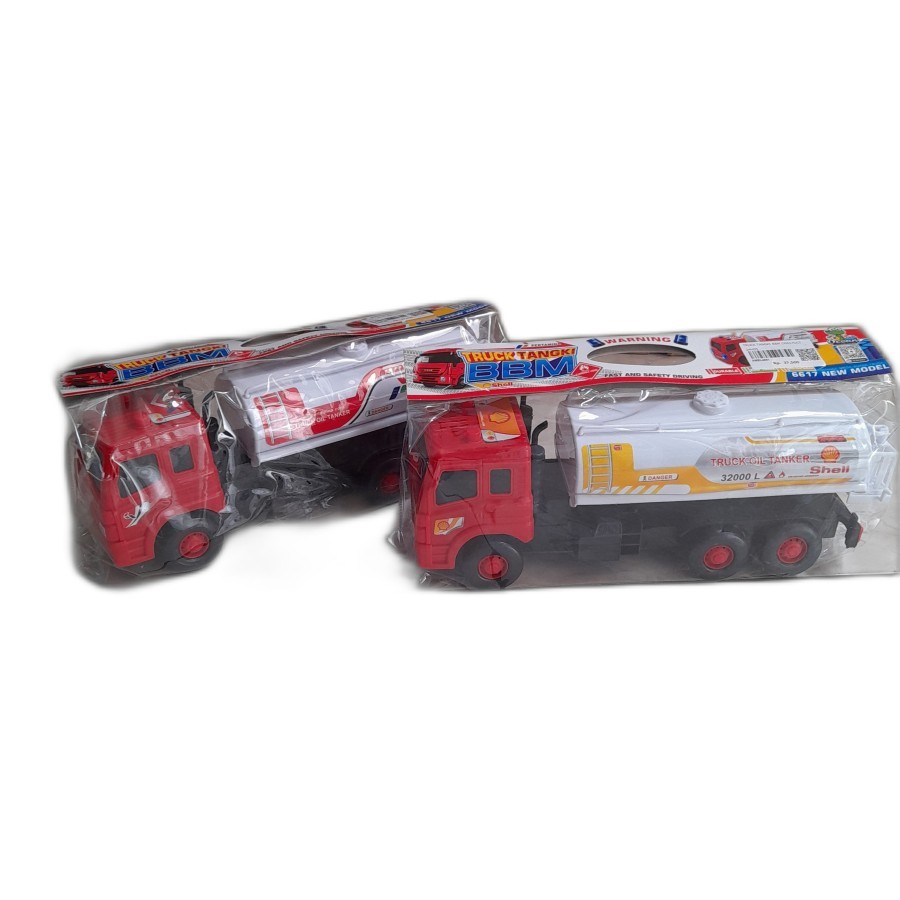 Mainan Mobil Truck Tangki Pertamina Truck Tangki Shell OCT 6617