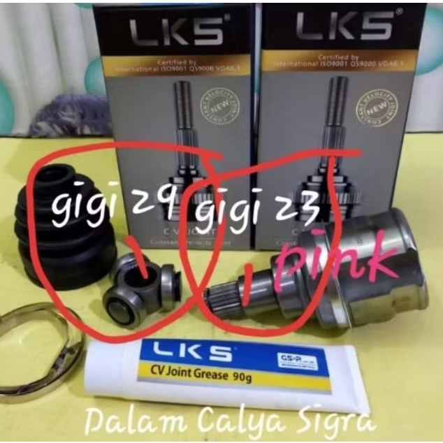 CV Joint Dalam Inner As Roda Depan Dalam Sigra 1000cc