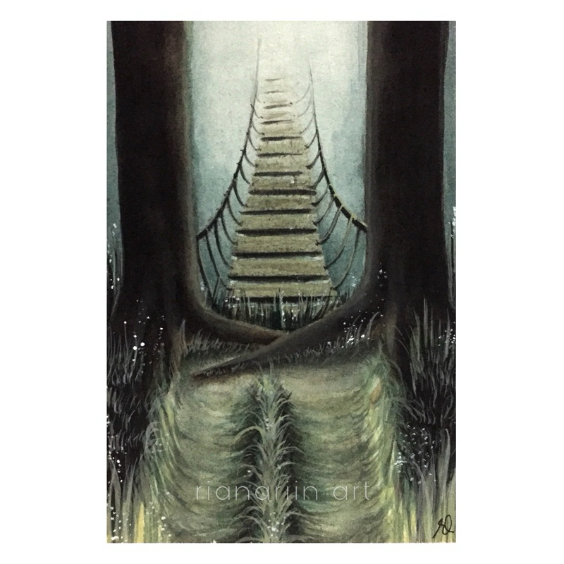 

Unmeasurable Bridge | Watercolor Painting | Lukisan Cat Air ukuran kertas A5