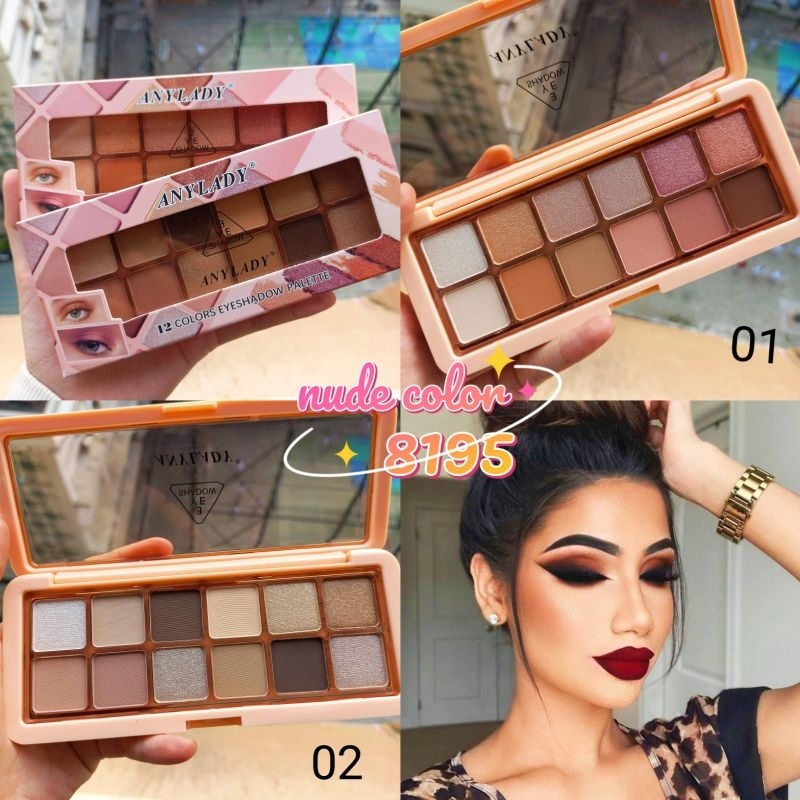 EYESHADOW SWEET BERRY 14 WARNA STRAWBERRY 967/NUDE COLORS 8195