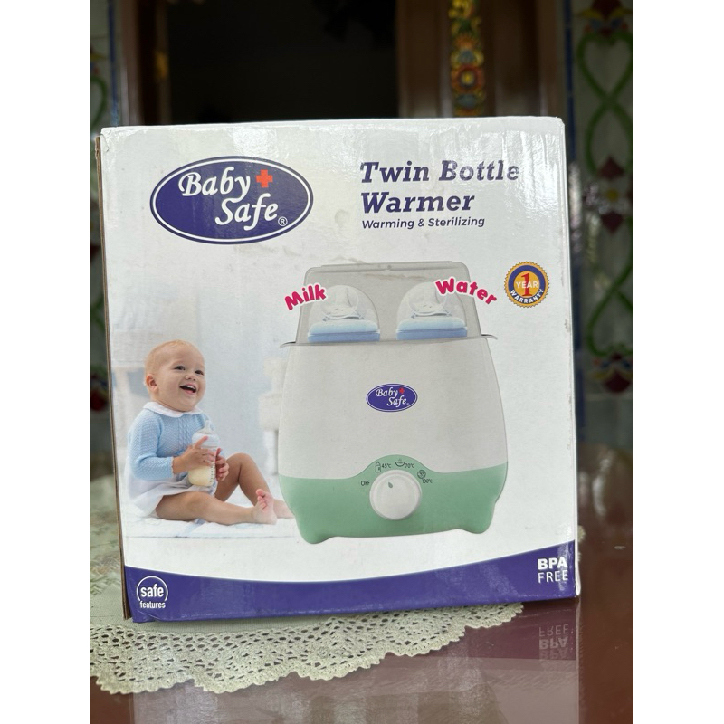 BABY SAFE TWIN BOTTLE WARMER