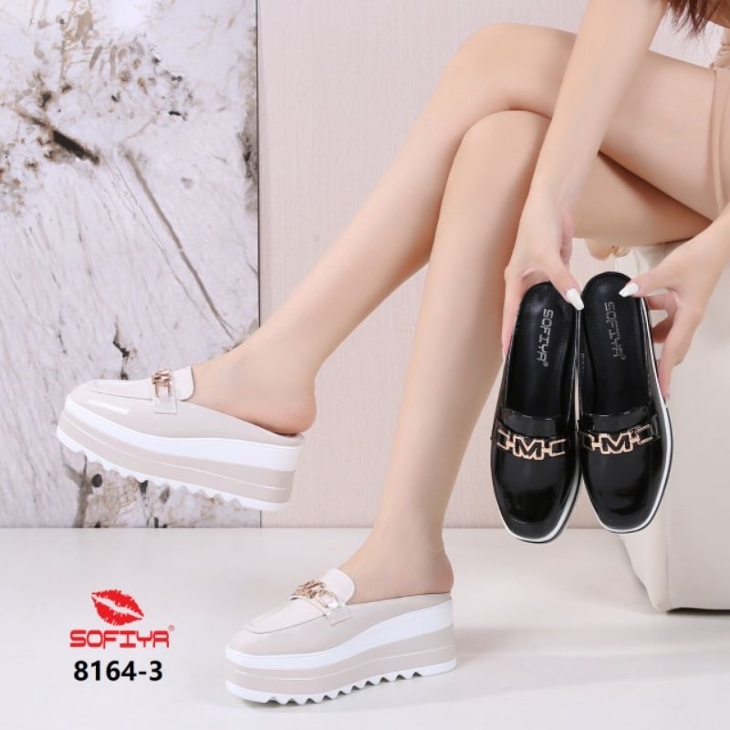 sepatu sendal wedges sofiya