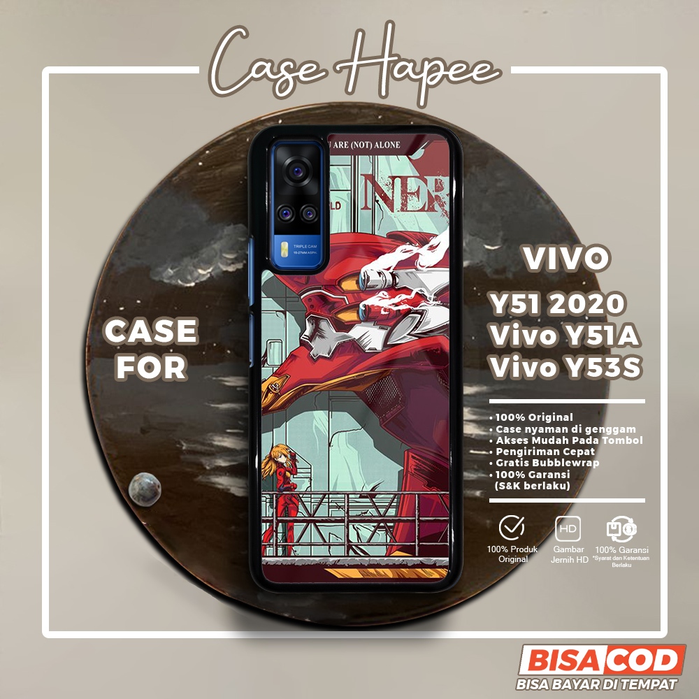 Case Vivo Y51 2020 Y51A Y53S Casing Vivo Y51 2020 Y51A Y53S [EVAN] Casehapee Case Glossy Case Aesthe