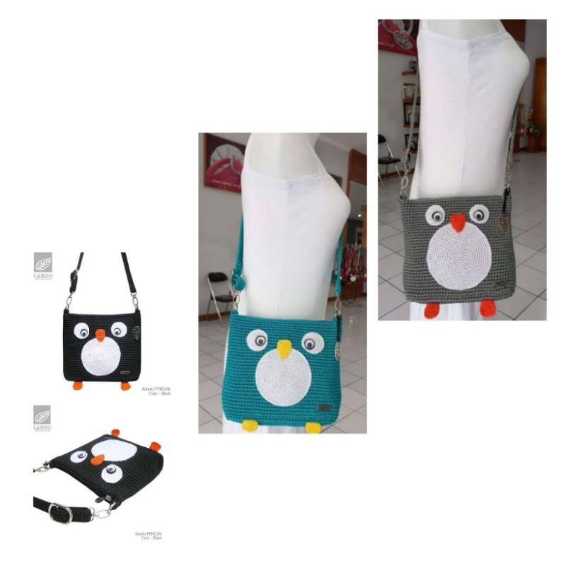 Tas Rajut Kaboki PENGUIN