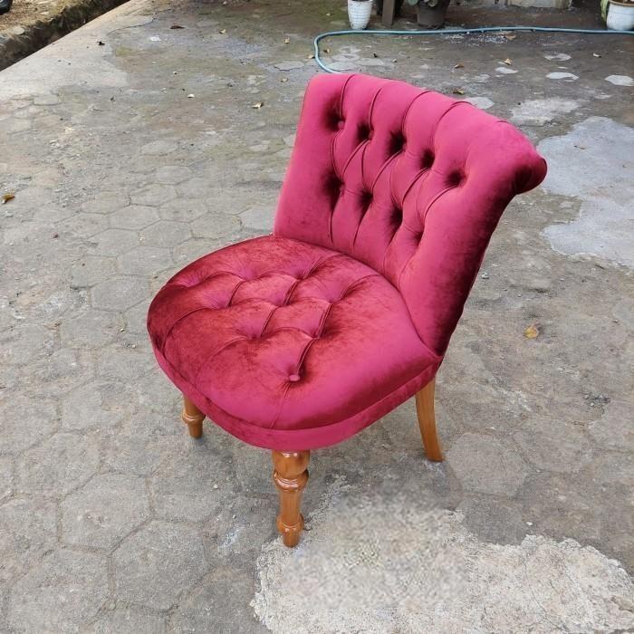 Kursi Sofa Single Jok Empuk, Kursi Sofa Rias, Kursi Sofa Tamu| Mebel Jepara